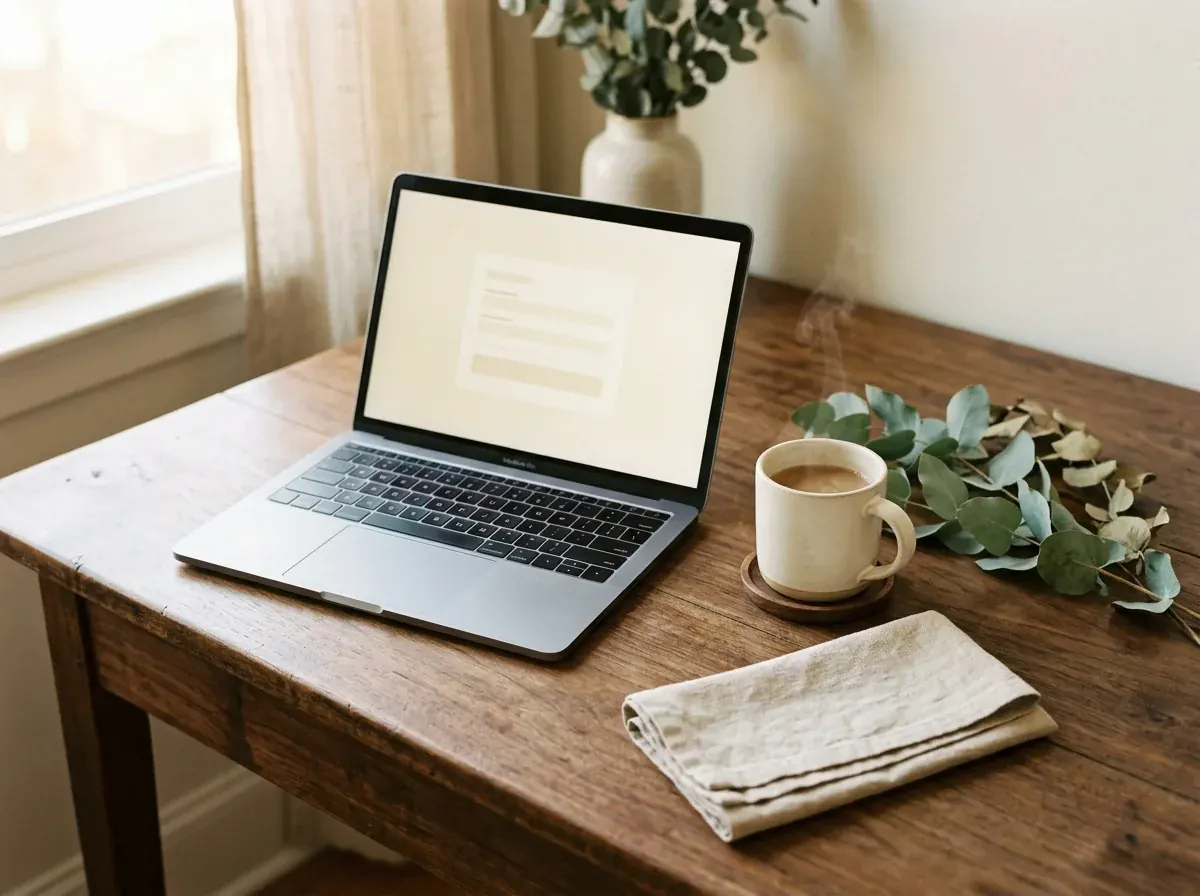Online health evaluation submitted from home